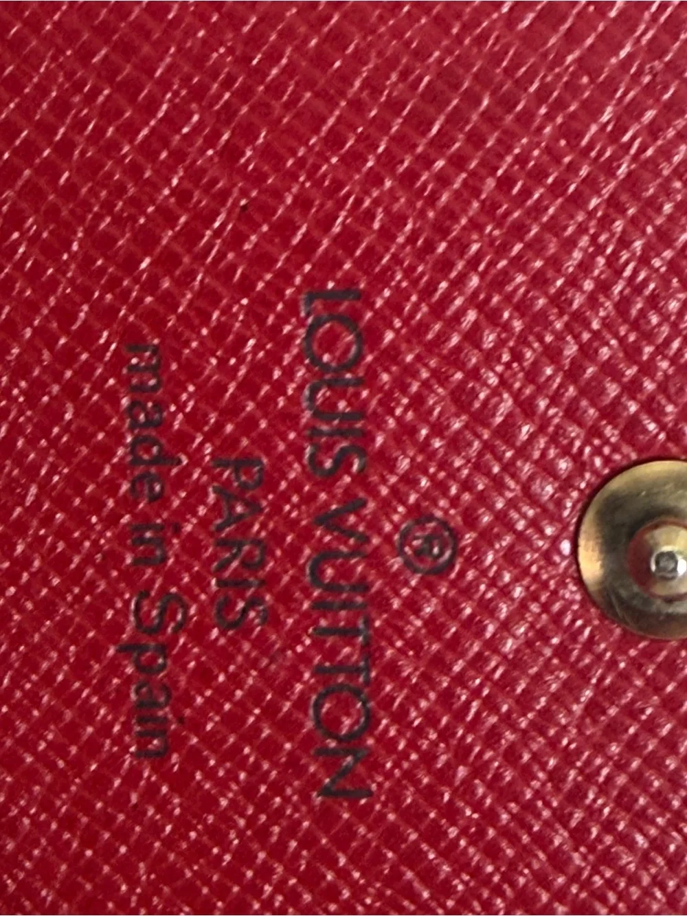 Louis Vuitton Women's Red Epi Key Wallet - Sleek Epi Leather Style